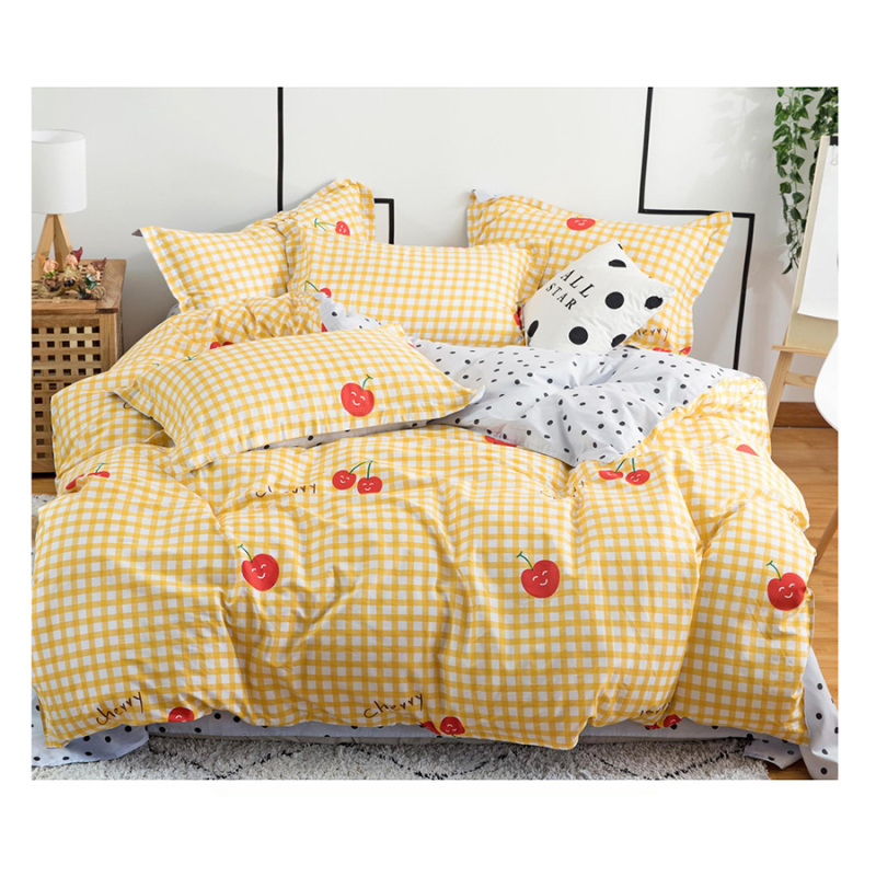 Bedding Set With Pillow, 3D Bedsheet Bedding Set, Double Size Bed Sheet Set/