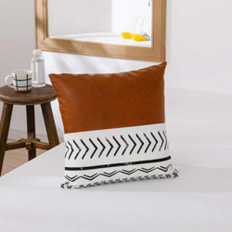 Free shipping wholesale universal waterproof cushion four season all surround leather pillow case cushion cover
