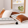 Free shipping wholesale universal waterproof cushion four season all surround leather pillow case cushion cover