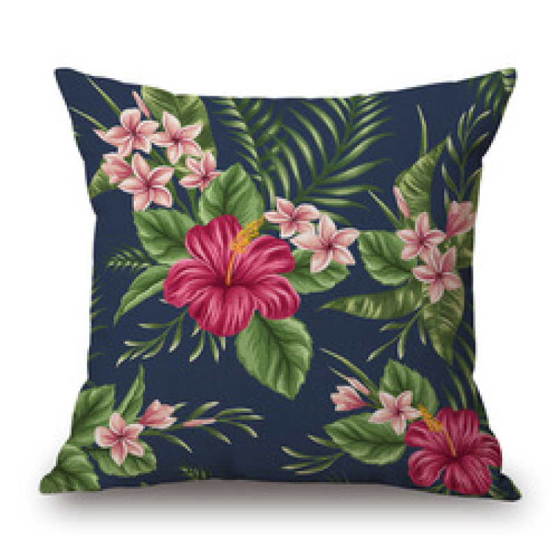 Flower And Grass Pillow Cotton And Sofa Large Cushion Cove, Aesthetic Sofa Cushion Model Room Decoration Matching/