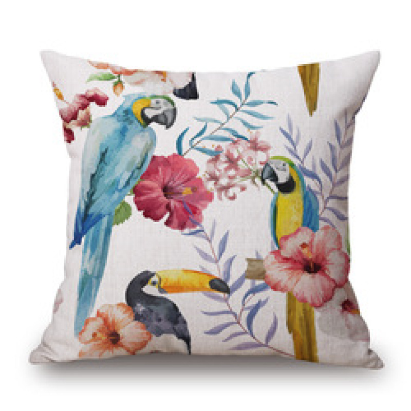 Flower And Grass Pillow Cotton And Sofa Large Cushion Cove, Aesthetic Sofa Cushion Model Room Decoration Matching/