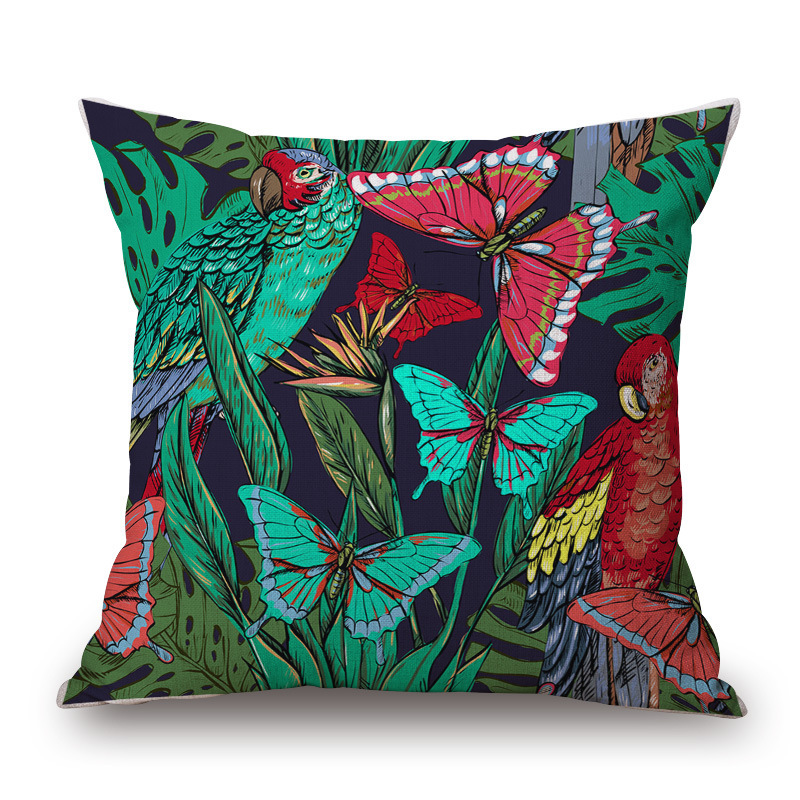 Flower And Grass Pillow Cotton And Sofa Large Cushion Cove, Aesthetic Sofa Cushion Model Room Decoration Matching/