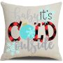 Christmas Decorative Couch Pillow Cases Cotton Linen Pillowcases Best Throw Pillow Covers /