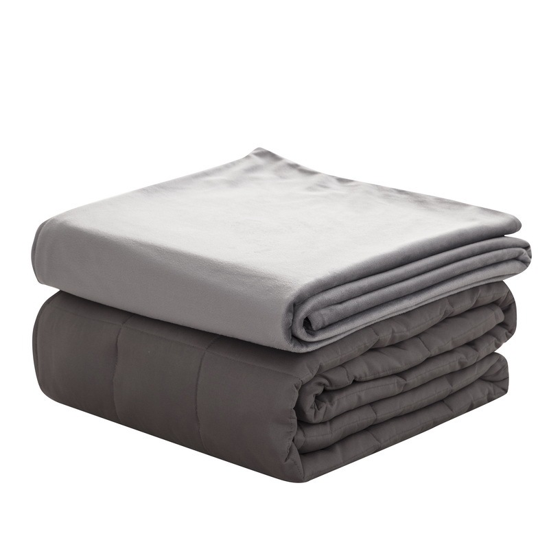Velvet Weighted Blanket, Crystal Velvet Quilt Cover Soft Sleep Blanket For Adult Decompression Blanket#