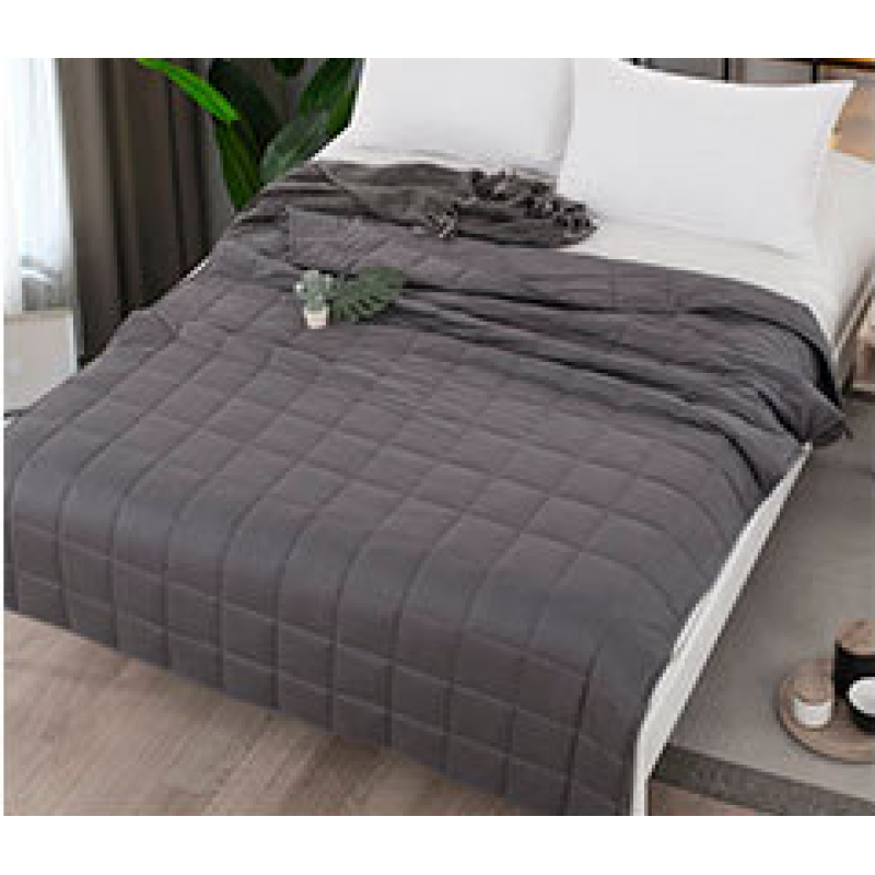 Velvet Weighted Blanket, Crystal Velvet Quilt Cover Soft Sleep Blanket For Adult Decompression Blanket#