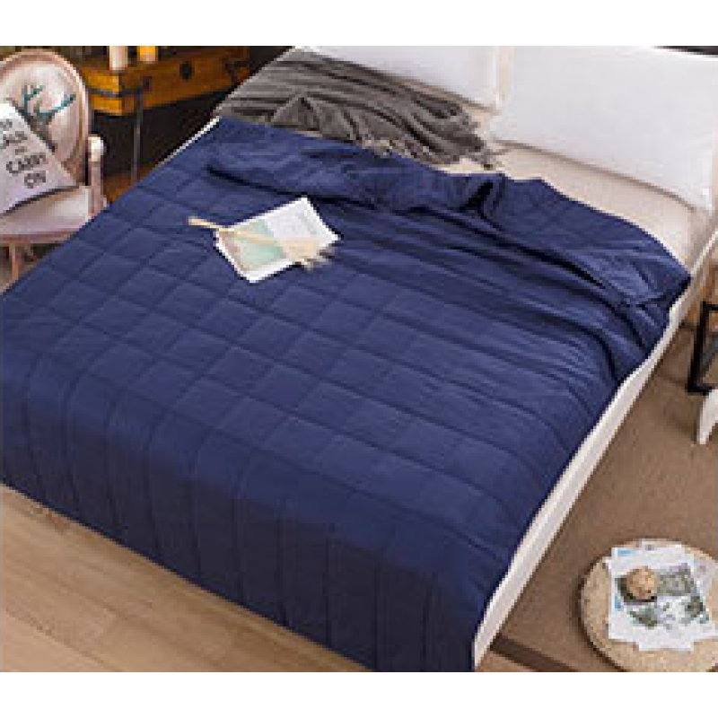 Velvet Weighted Blanket, Crystal Velvet Quilt Cover Soft Sleep Blanket For Adult Decompression Blanket#