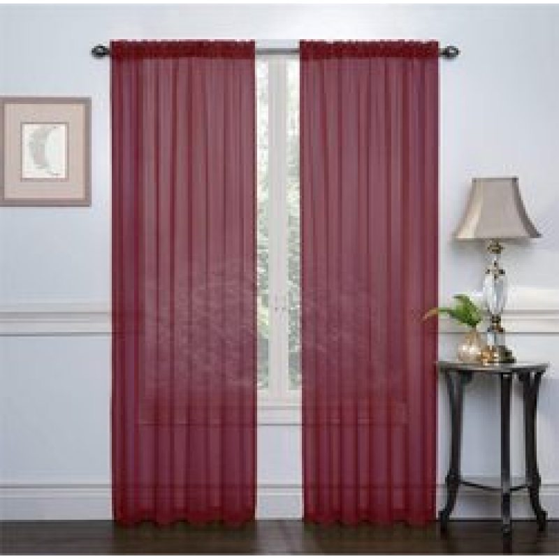 Top Quality Solid Tulle Curtains for Living Room,Modern Bedroom Sheer Voile Curtain#