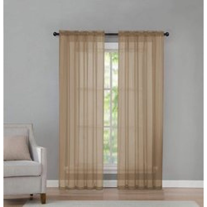 Top Quality Solid Tulle Curtains for Living Room,Modern Bedroom Sheer Voile Curtain#