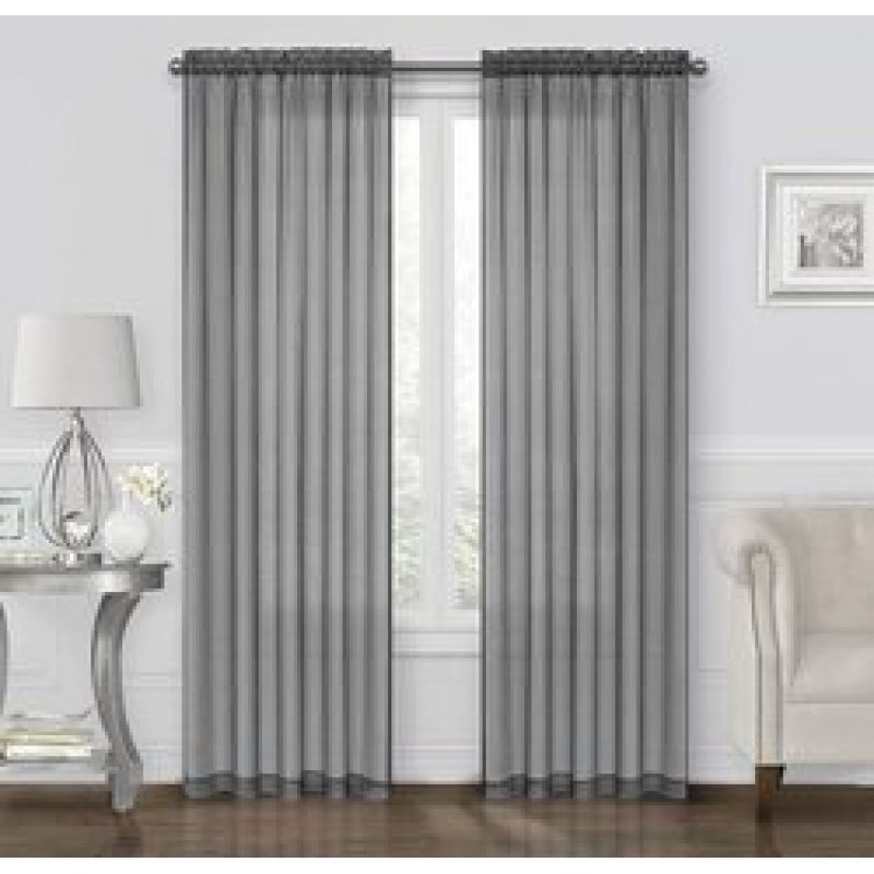 Top Quality Solid Tulle Curtains for Living Room,Modern Bedroom Sheer Voile Curtain#