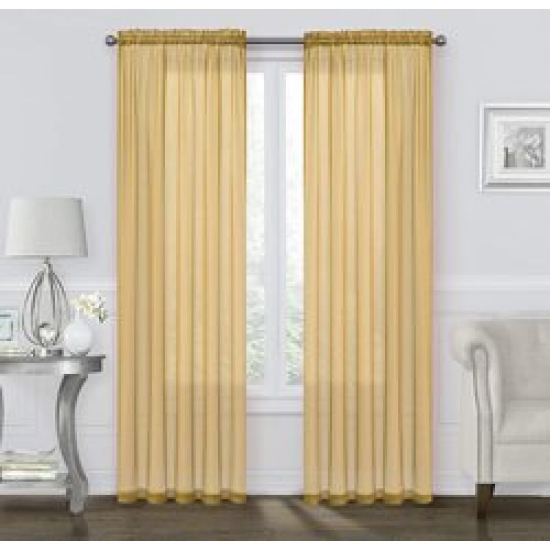 Top Quality Solid Tulle Curtains for Living Room,Modern Bedroom Sheer Voile Curtain#