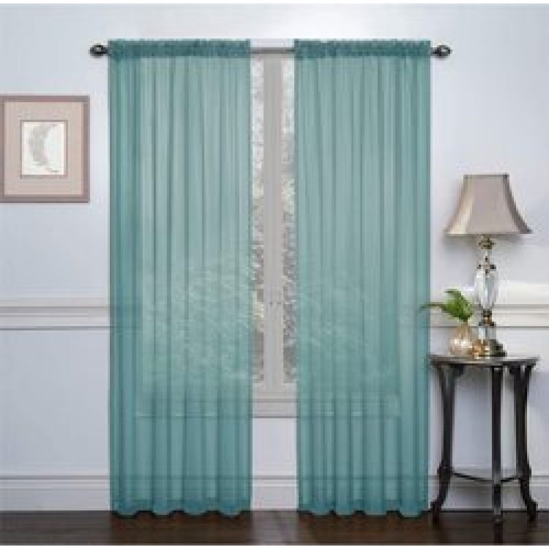 Top Quality Solid Tulle Curtains for Living Room,Modern Bedroom Sheer Voile Curtain#