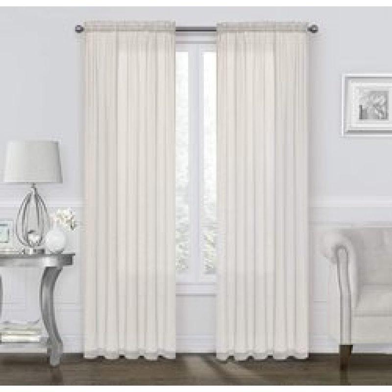Top Quality Solid Tulle Curtains for Living Room,Modern Bedroom Sheer Voile Curtain#