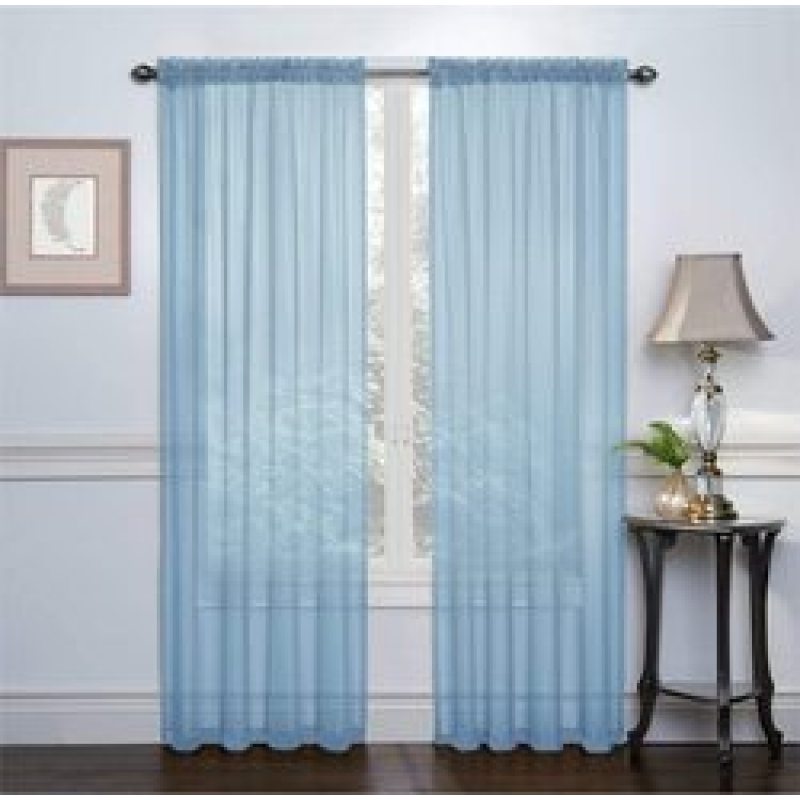 Top Quality Solid Tulle Curtains for Living Room,Modern Bedroom Sheer Voile Curtain#