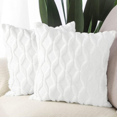 Nordic Home Decor Geometric Housse De Coussin 45*45 Decorative Pillows Cushion Cover Plush Pillow Cover for Sofa Living Room