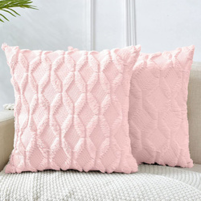 Nordic Home Decor Geometric Housse De Coussin 45*45 Decorative Pillows Cushion Cover Plush Pillow Cover for Sofa Living Room