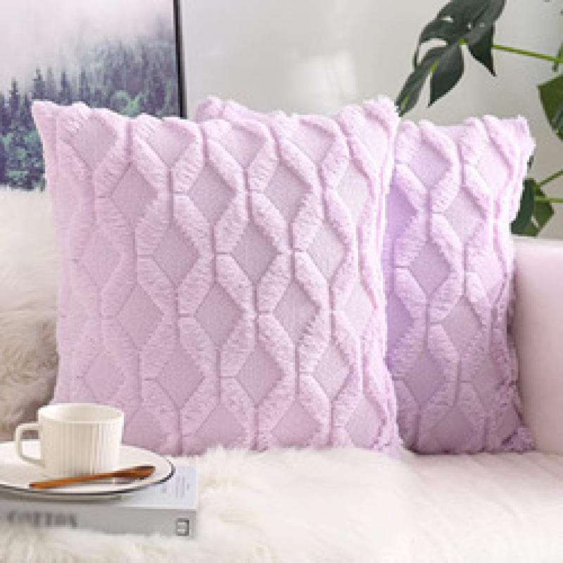 Nordic Home Decor Geometric Housse De Coussin 45*45 Decorative Pillows Cushion Cover Plush Pillow Cover for Sofa Living Room