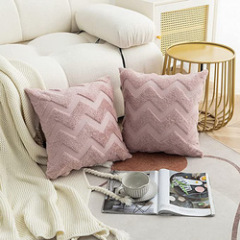 Nordic Home Decor Geometric Housse De Coussin 45*45 Decorative Pillows Cushion Cover Plush Pillow Cover for Sofa Living Room