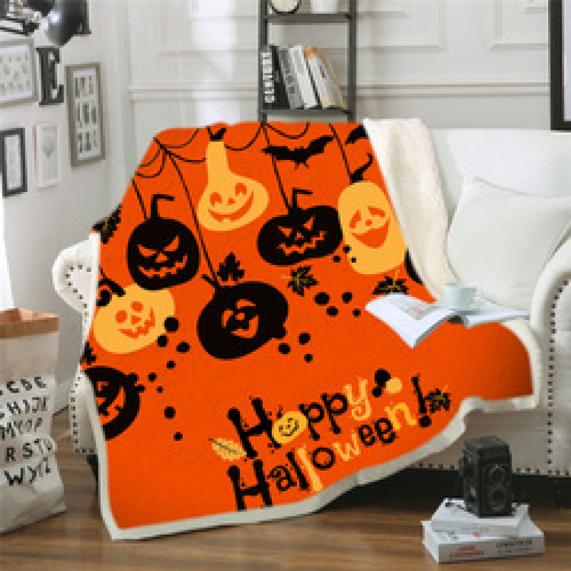 Cute Skull Nikury Blankets Coral Fleece Plush All Season Horror Scary Lightweight Throw Blankets for Bed Travel Bedspread/