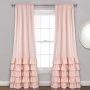 Amazon Top Selling Decoration Lush Curtain, European Home Accessories Ruffle Window Curtain/