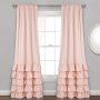 Amazon Top Selling Decoration Lush Curtain, European Home Accessories Ruffle Window Curtain/