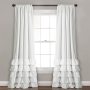 Amazon Top Selling Decoration Lush Curtain, European Home Accessories Ruffle Window Curtain/