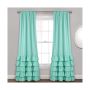 Amazon Top Selling Decoration Lush Curtain, European Home Accessories Ruffle Window Curtain/