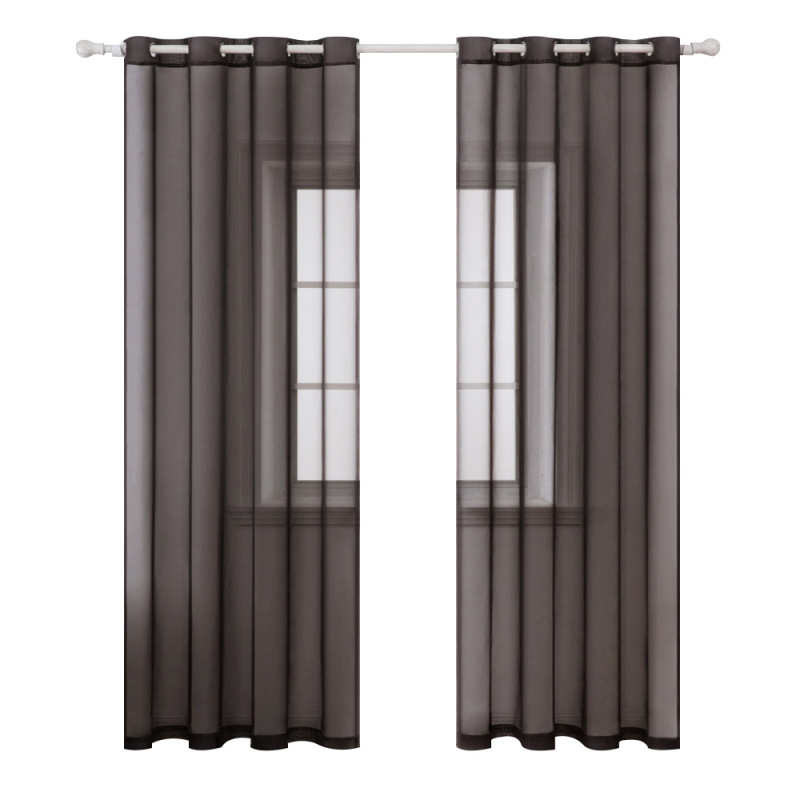 New Orange Solid Tulle Bedroom Voile Sheers Curtains, Hot Sale Living Room Modern Blinds Window Decorations Sheers Curtains/