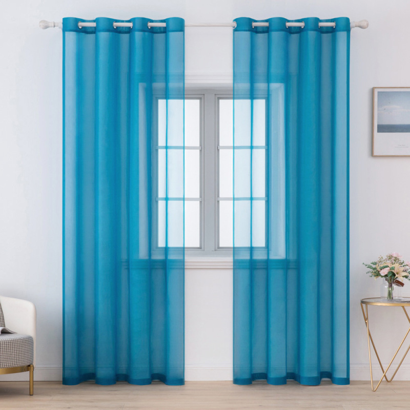 New Orange Solid Tulle Bedroom Voile Sheers Curtains, Hot Sale Living Room Modern Blinds Window Decorations Sheers Curtains/
