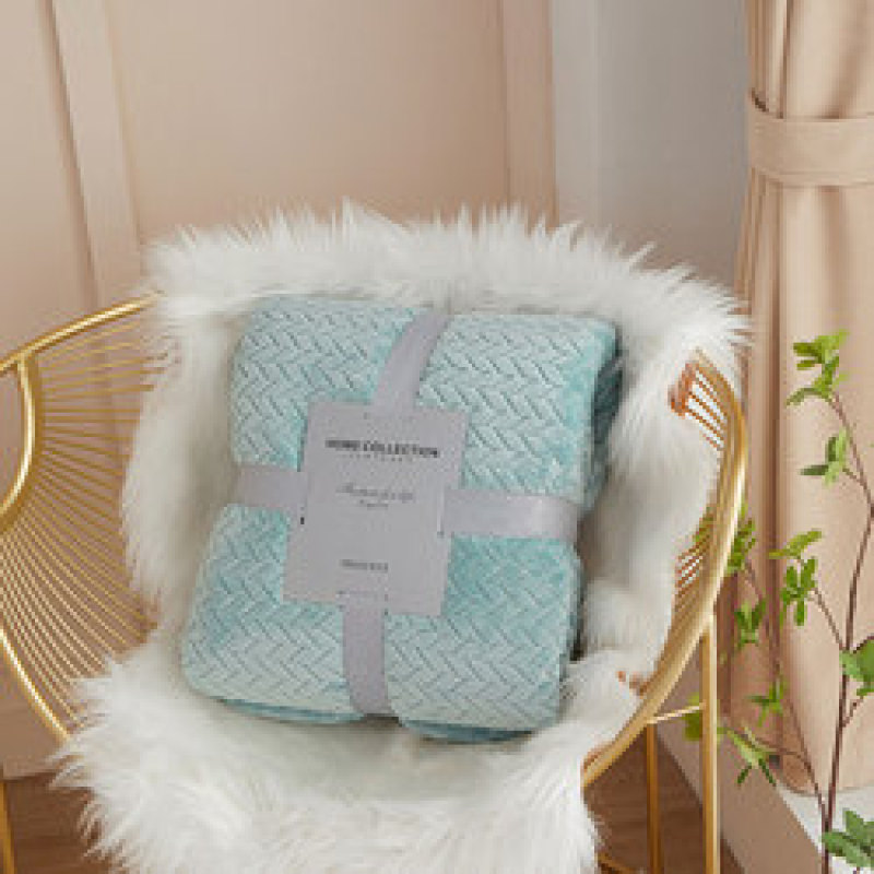 Thick Double-layer Coral Fleece Flannel Soft Warm Air Conditioning Winter Flannel Sherpa Blanket for Bed Sofa Cover Bedspread