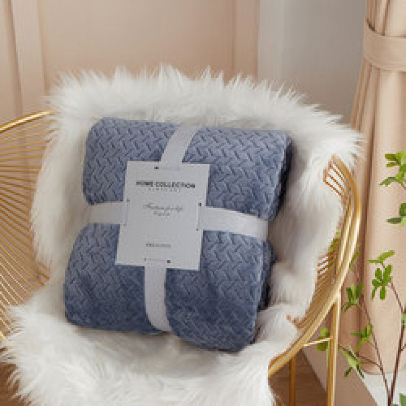 Thick Double-layer Coral Fleece Flannel Soft Warm Air Conditioning Winter Flannel Sherpa Blanket for Bed Sofa Cover Bedspread