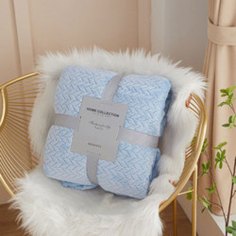 Thick Double-layer Coral Fleece Flannel Soft Warm Air Conditioning Winter Flannel Sherpa Blanket for Bed Sofa Cover Bedspread