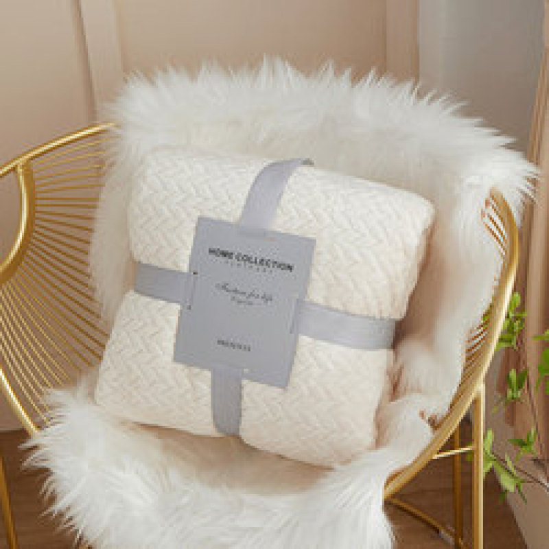 Thick Double-layer Coral Fleece Flannel Soft Warm Air Conditioning Winter Flannel Sherpa Blanket for Bed Sofa Cover Bedspread
