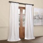 rideaux blancs de luxe 100 % polyester imitation soie de luxe royal