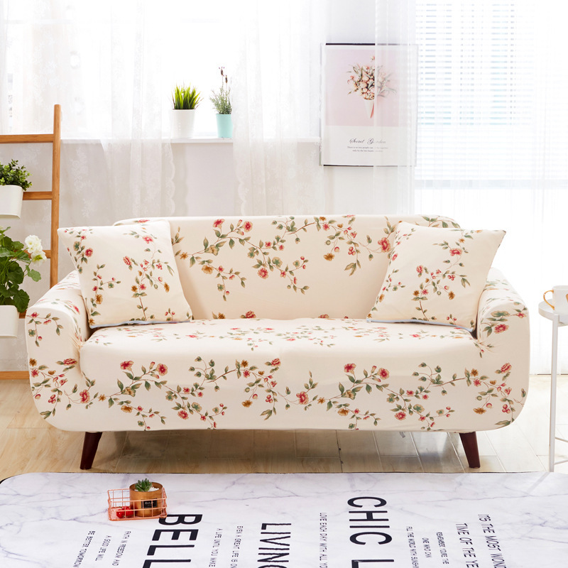 Printed Stretch Slipcovers Protector Elastic Sofa Covers Couch Cover Arm Chair Cover for Living Room 1/2/3/4-seater/