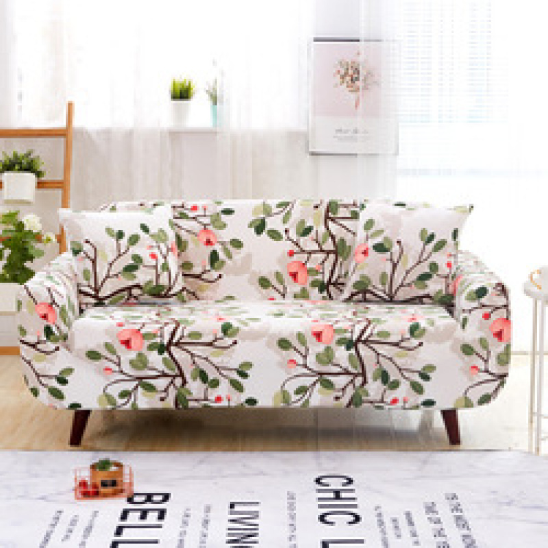 Printed Stretch Slipcovers Protector Elastic Sofa Covers Couch Cover Arm Chair Cover for Living Room 1/2/3/4-seater/