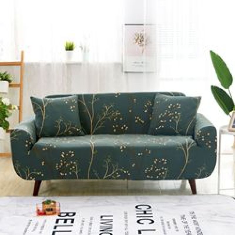 Printed Stretch Slipcovers Protector Elastic Sofa Covers Couch Cover Arm Chair Cover for Living Room 1/2/3/4-seater/