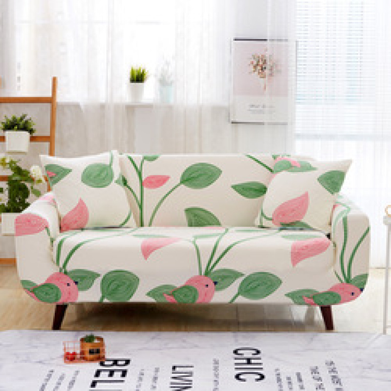 Printed Stretch Slipcovers Protector Elastic Sofa Covers Couch Cover Arm Chair Cover for Living Room 1/2/3/4-seater/