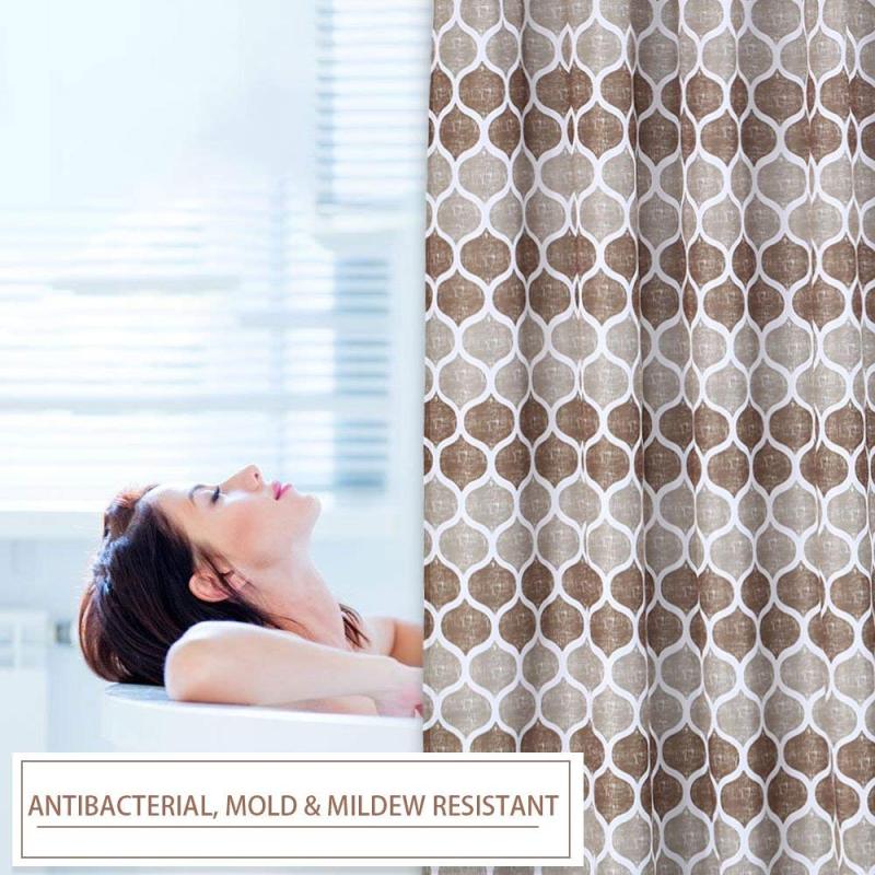 hot selling high quality extra wide bath polyester shower curtain