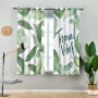 China Suppliers Digital Printing Blackout Curtain, New Designs Tropic Palm Banana Leaf Printed Window Grommet Curtain/