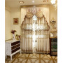 Drapes And Curtains Luxury, European Style Bedroom Home Curtain, Luxury Living Room Curtains With Valance/