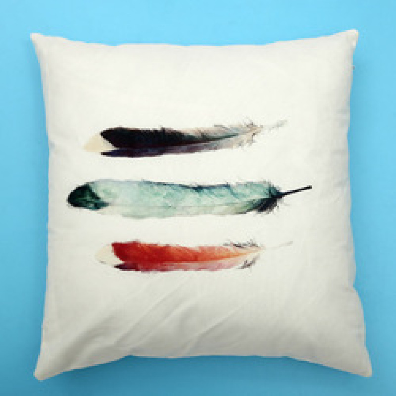 Personality White Bottom Korean Print Pillow Home Soft, 2019 New Small Fresh Fashion Cotton Sofa Cushion Bicycle /