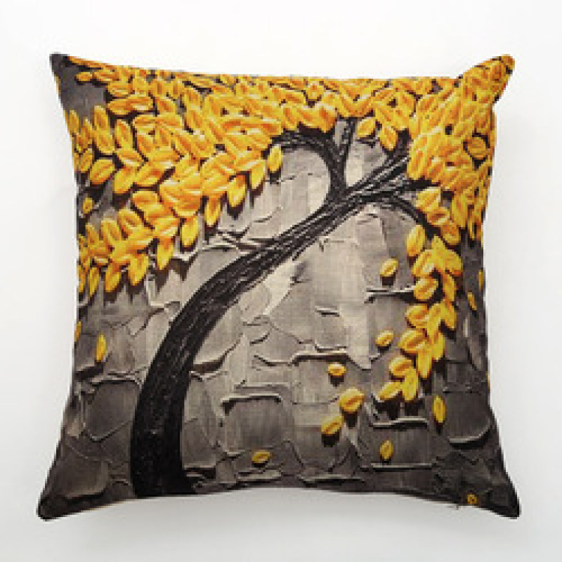 Personality White Bottom Korean Print Pillow Home Soft, 2019 New Small Fresh Fashion Cotton Sofa Cushion Bicycle /