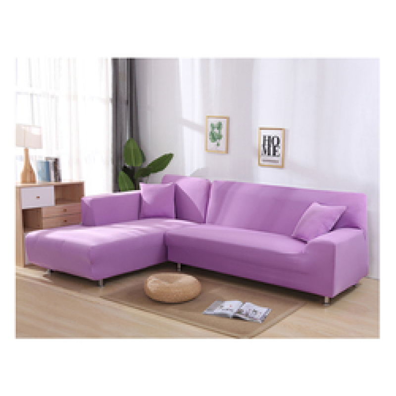 1/2/3seater Recliner Red L Shape Sofa Slipcovers, Fashion Latest Design Solid Cover Sectional Sofa Modern Decorative Plain Dyed