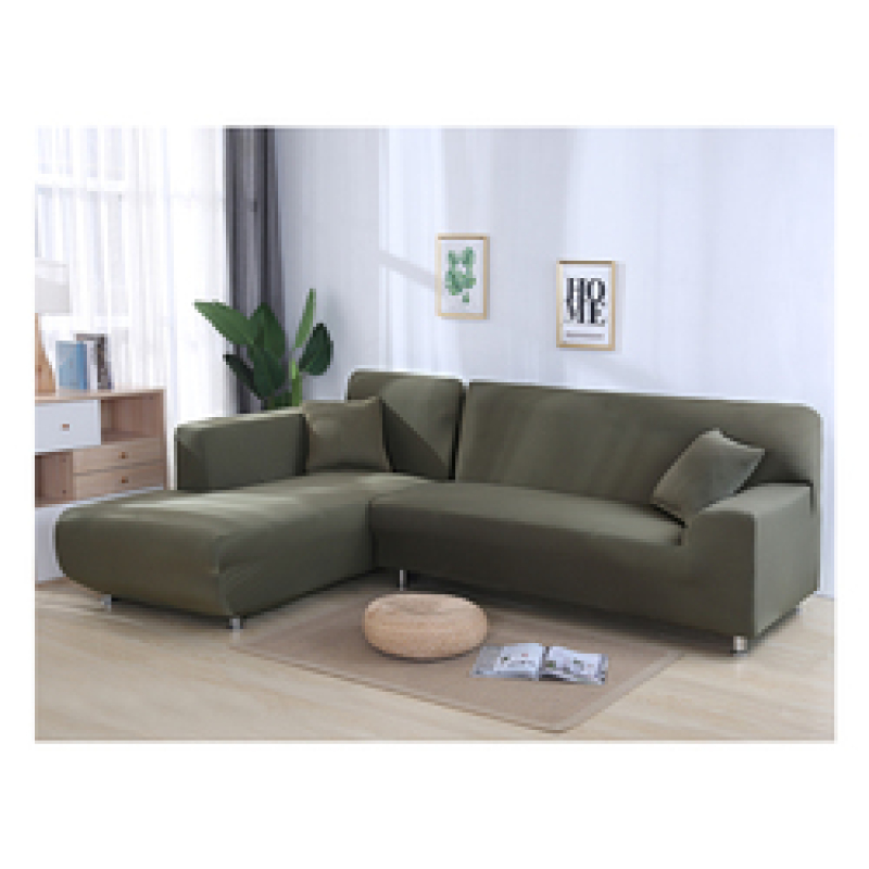 1/2/3seater Recliner Red L Shape Sofa Slipcovers, Fashion Latest Design Solid Cover Sectional Sofa Modern Decorative Plain Dyed