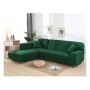 1/2/3seater Recliner Red L Shape Sofa Slipcovers, Fashion Latest Design Solid Cover Sectional Sofa Modern Decorative Plain Dyed