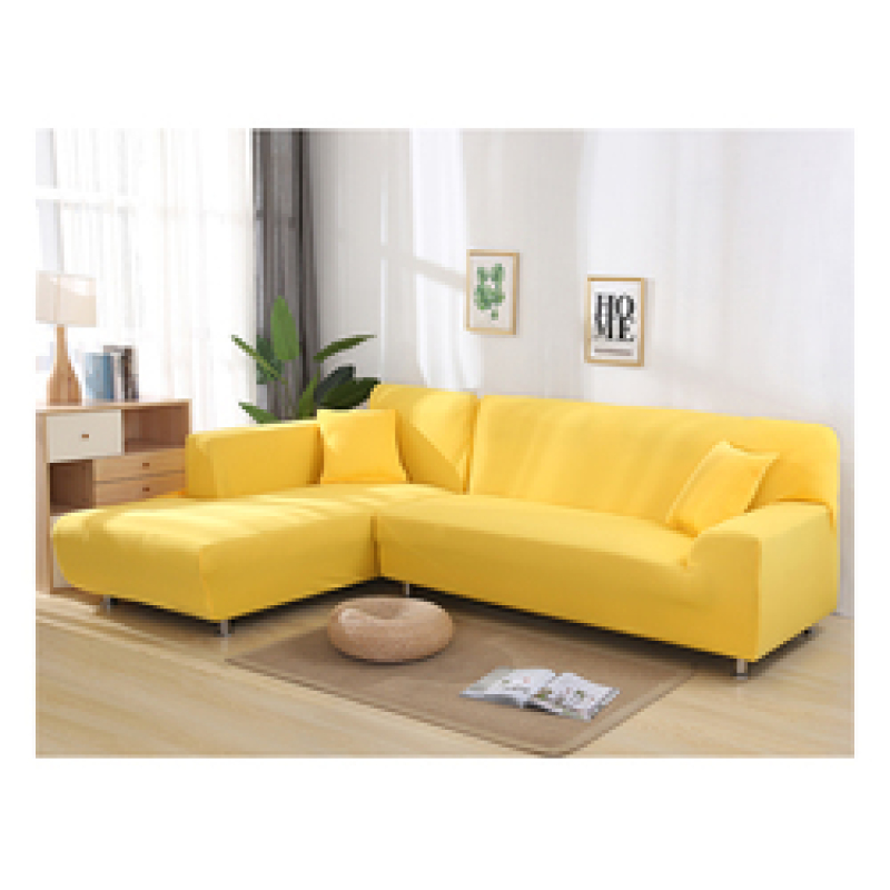 1/2/3seater Recliner Red L Shape Sofa Slipcovers, Fashion Latest Design Solid Cover Sectional Sofa Modern Decorative Plain Dyed