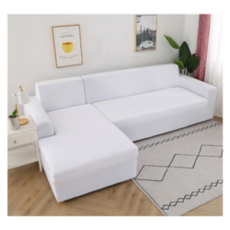 1/2/3seater Recliner Red L Shape Sofa Slipcovers, Fashion Latest Design Solid Cover Sectional Sofa Modern Decorative Plain Dyed