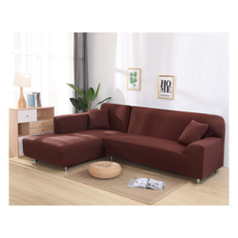 1/2/3seater Recliner Red L Shape Sofa Slipcovers, Fashion Latest Design Solid Cover Sectional Sofa Modern Decorative Plain Dyed