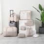 Simple and versatile Polyester 28*14*12cm high-capacity Bra organizer makeup Underwear storage bag for travel business trip