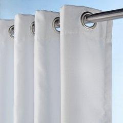 Protect from sun damage patio curtains outdoor, grommets are nice and large and easily to hang curtains outdoors ^